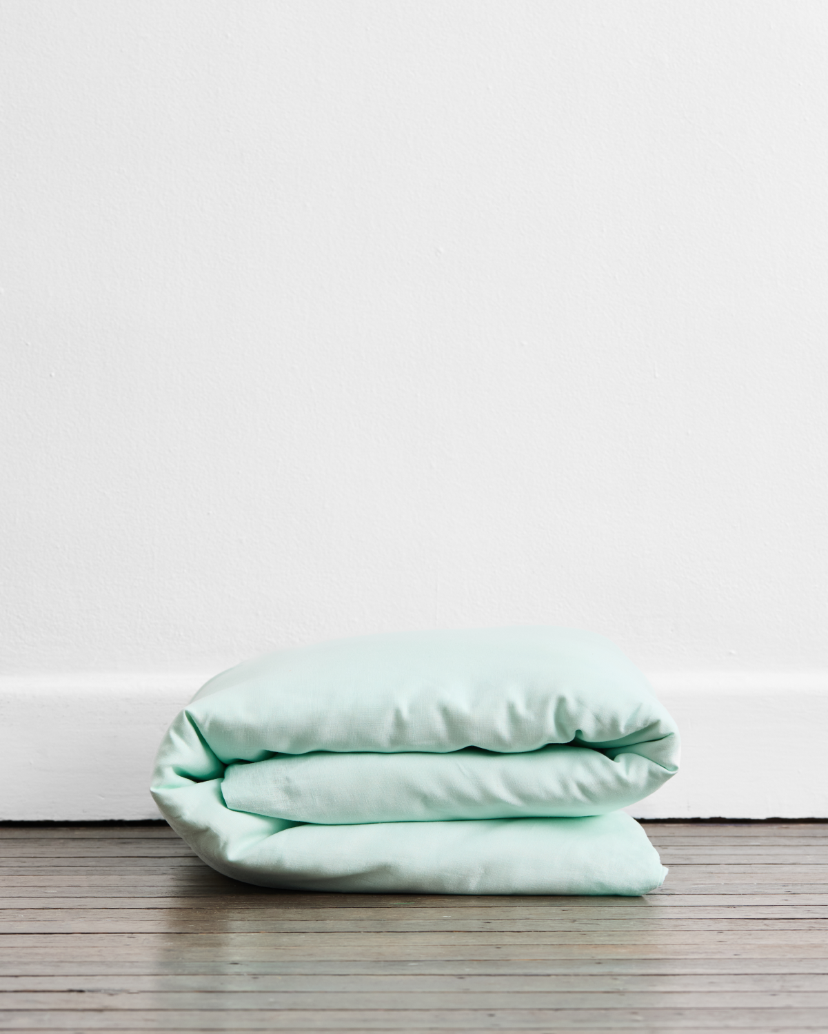 Mint 100% French Flax Linen Duvet Cover