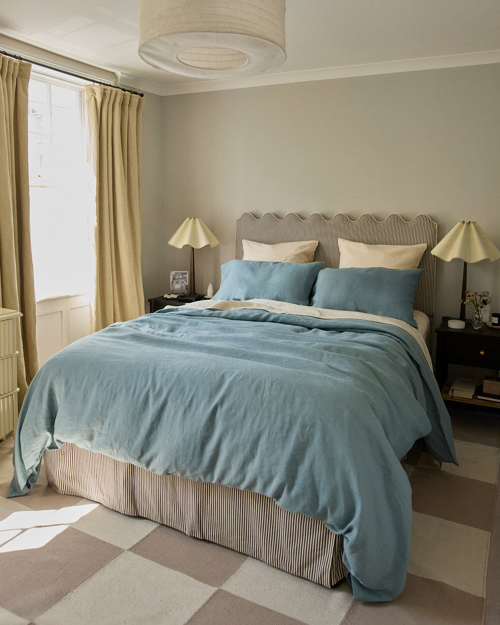 Cr¨¨me 100% French Flax Linen European Pillowcases (Set of Two)