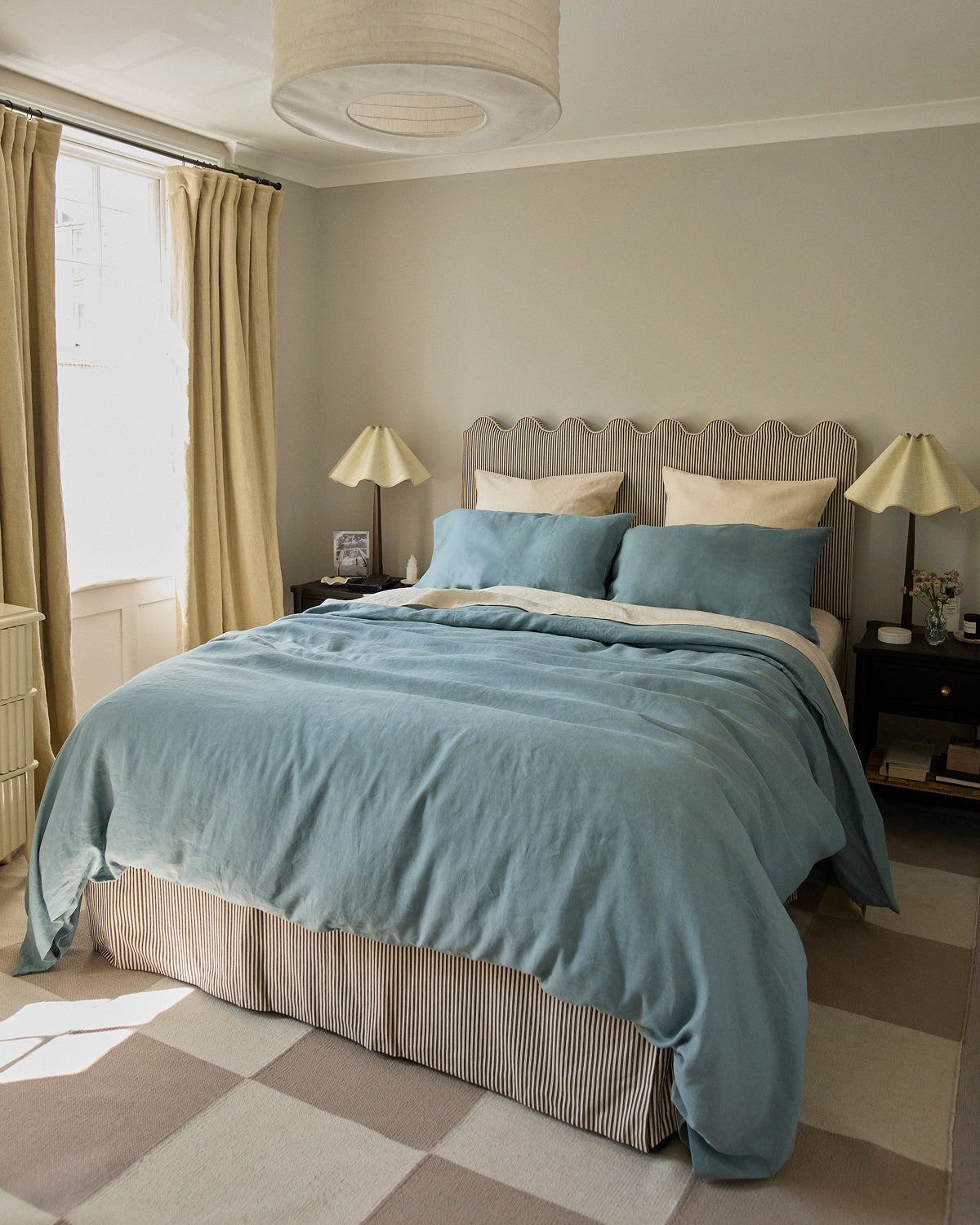 Cr¨¨me 100% French Flax Linen European Pillowcases (Set of Two)