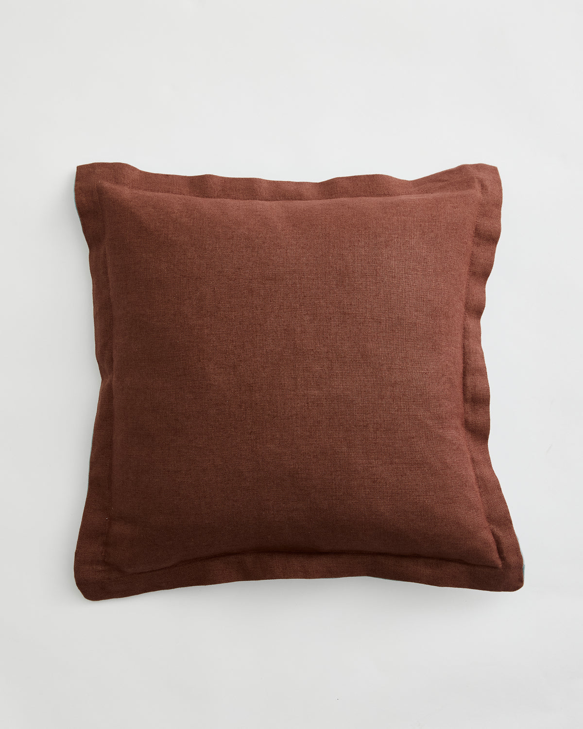 Cacao 100% French Flax Linen Cushion Cover
