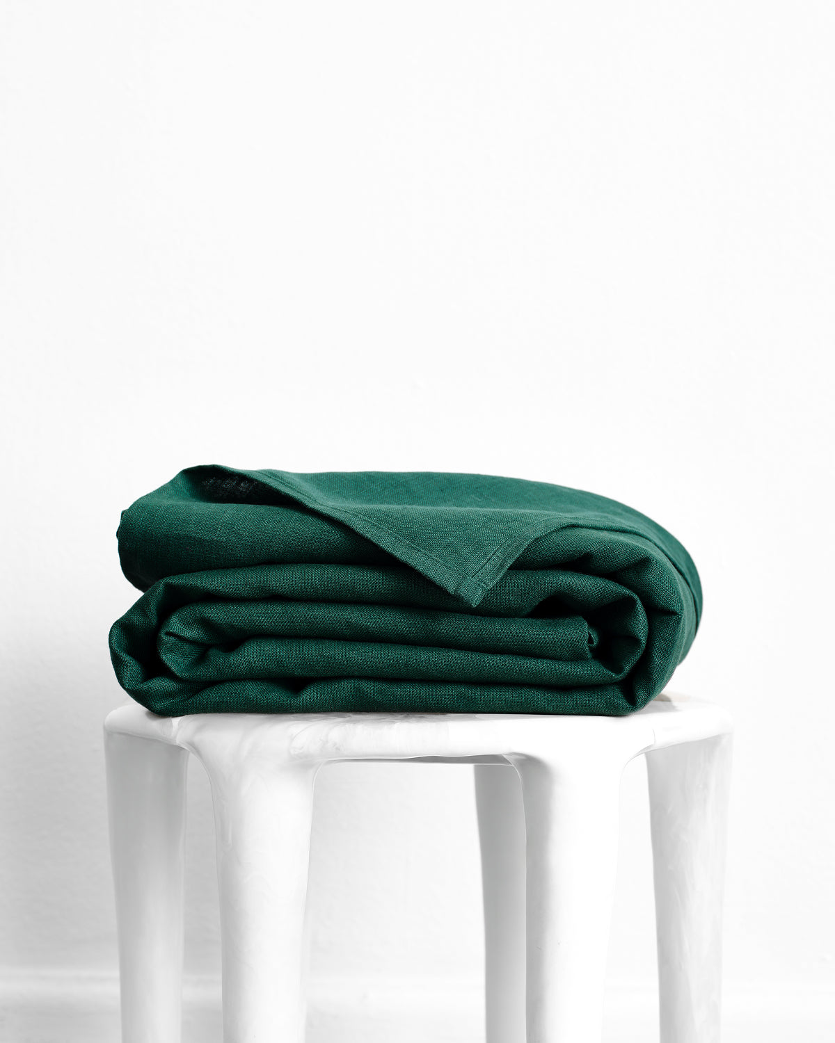 Forest Heavy Linen Bed Cover