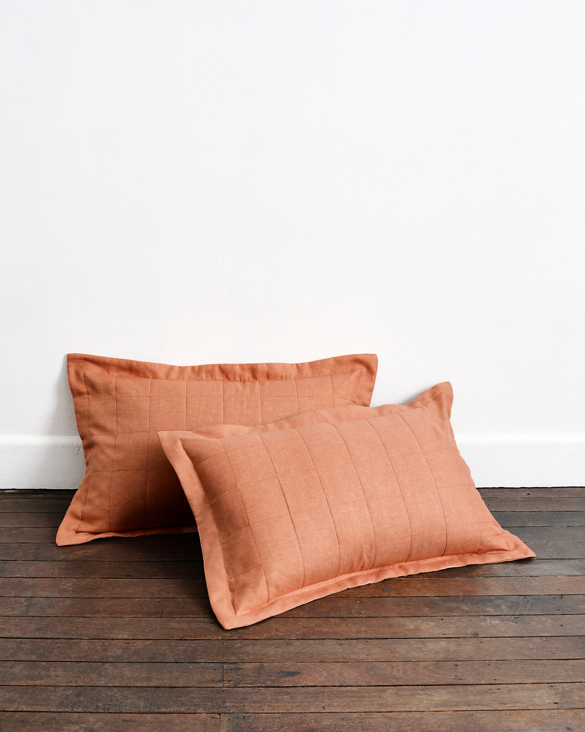 Hazelnut Quilted Pillowcases (Set of Two)