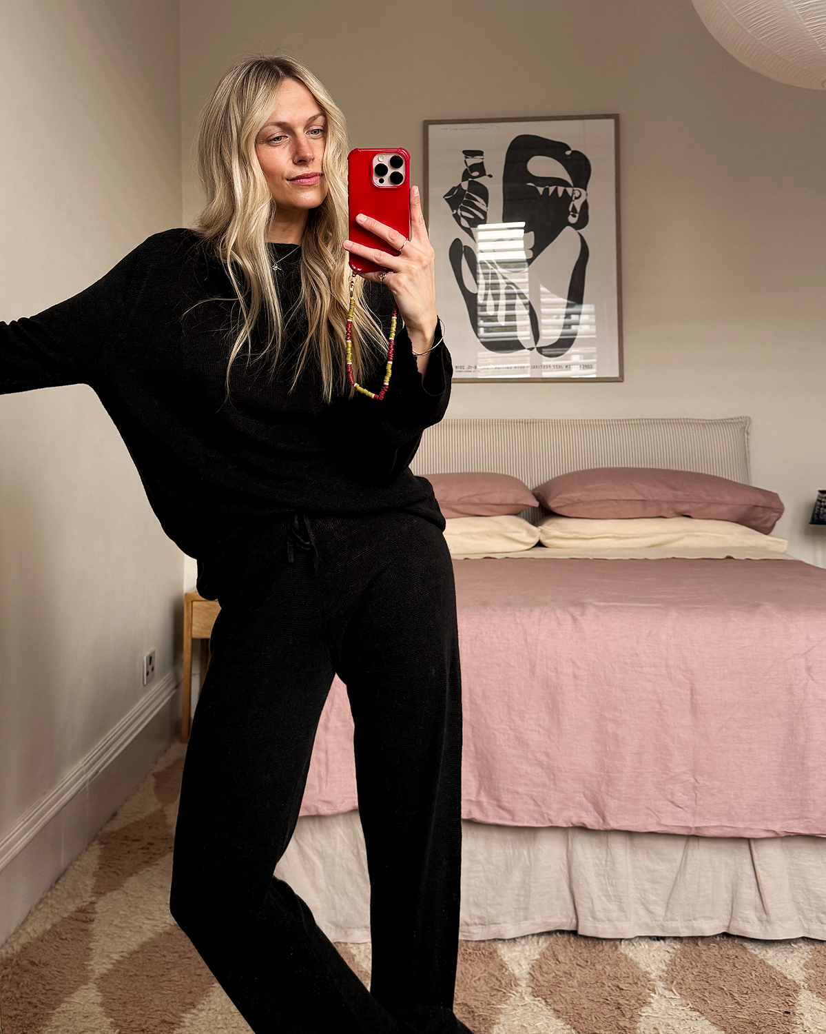 Veranda Linen Knit Pants in Charocal