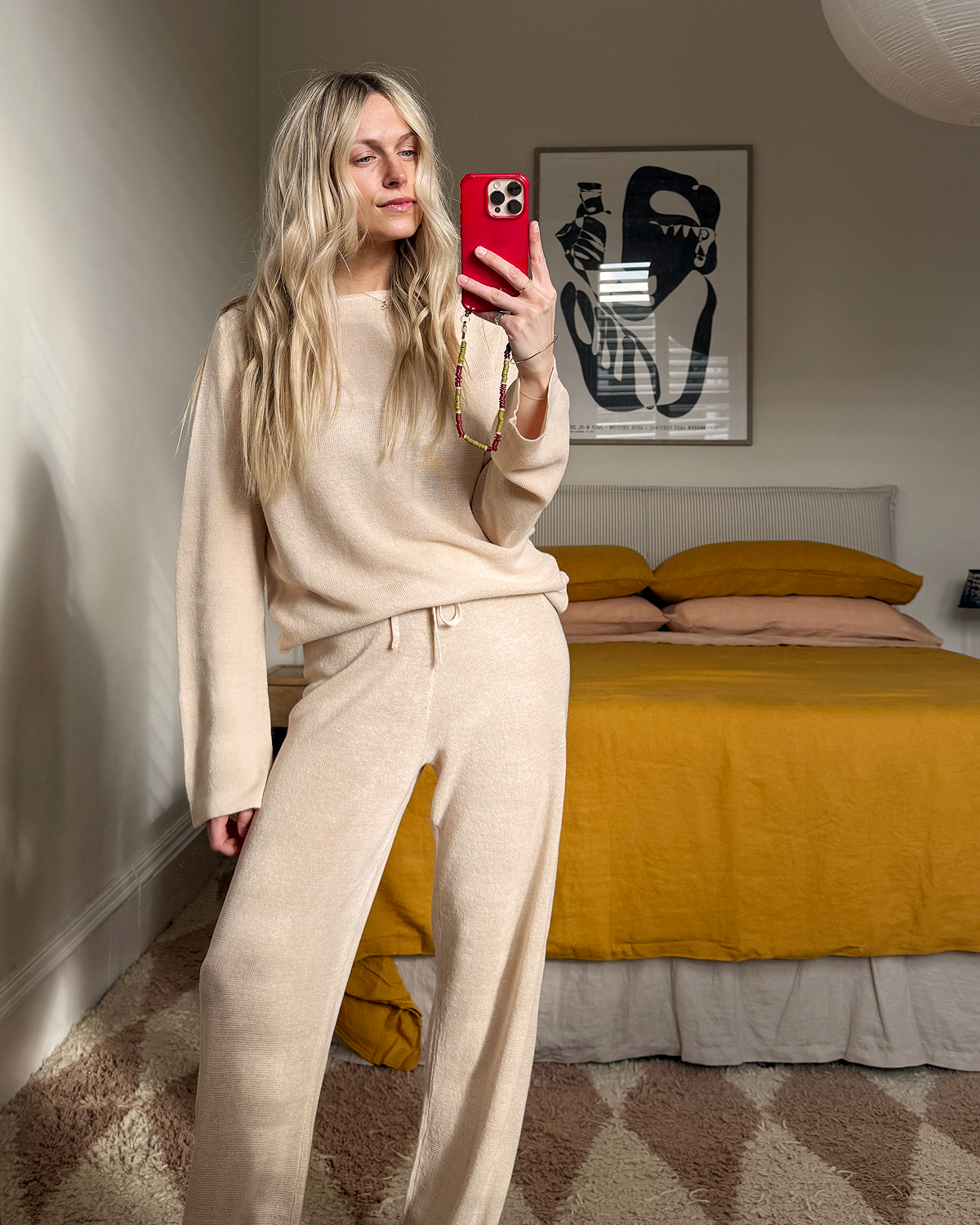 Veranda Linen Knit Sweater in Oatmeal