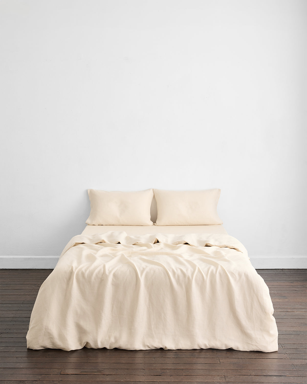Cr¨¨me 100% French Flax Linen Bedding Set