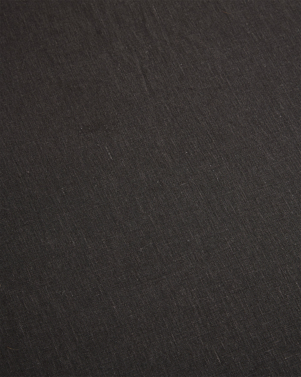 Charcoal Heavy Linen Bed Cover