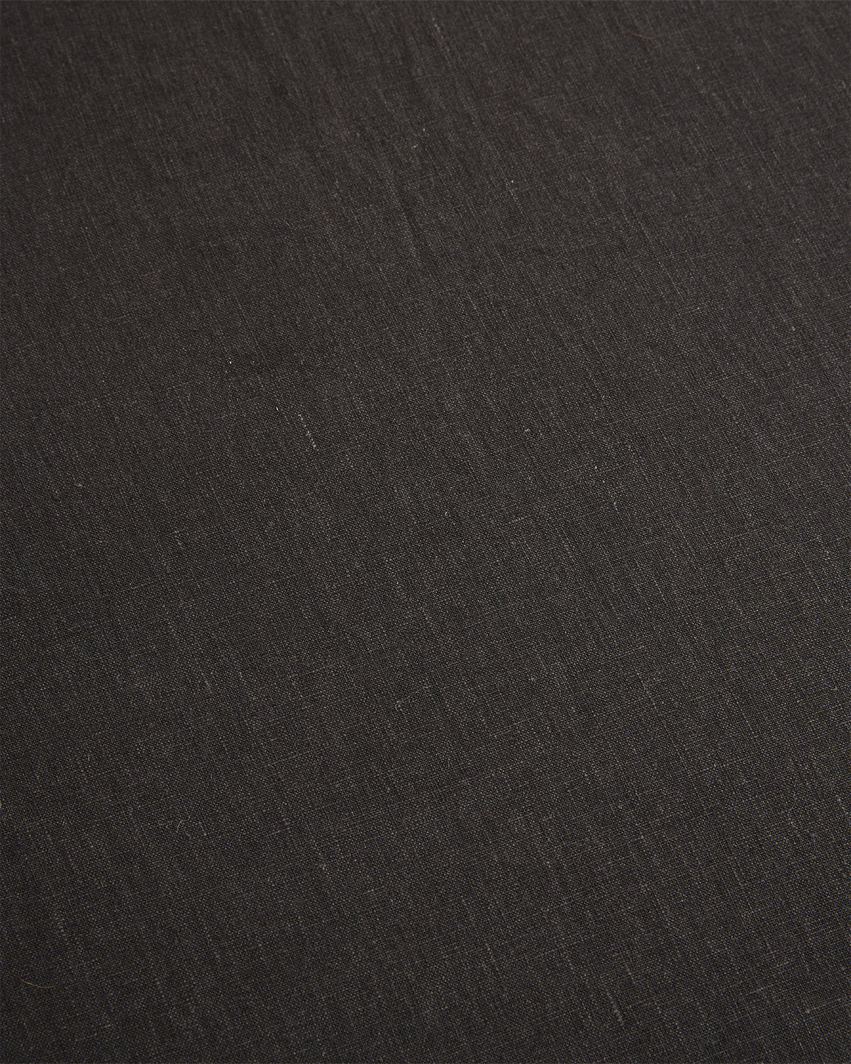 Charcoal Heavy Linen Bed Cover