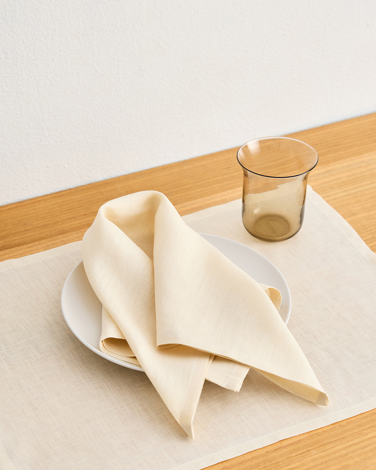 Cr¨¨me 100% French Flax Linen Napkins (Set of Four)