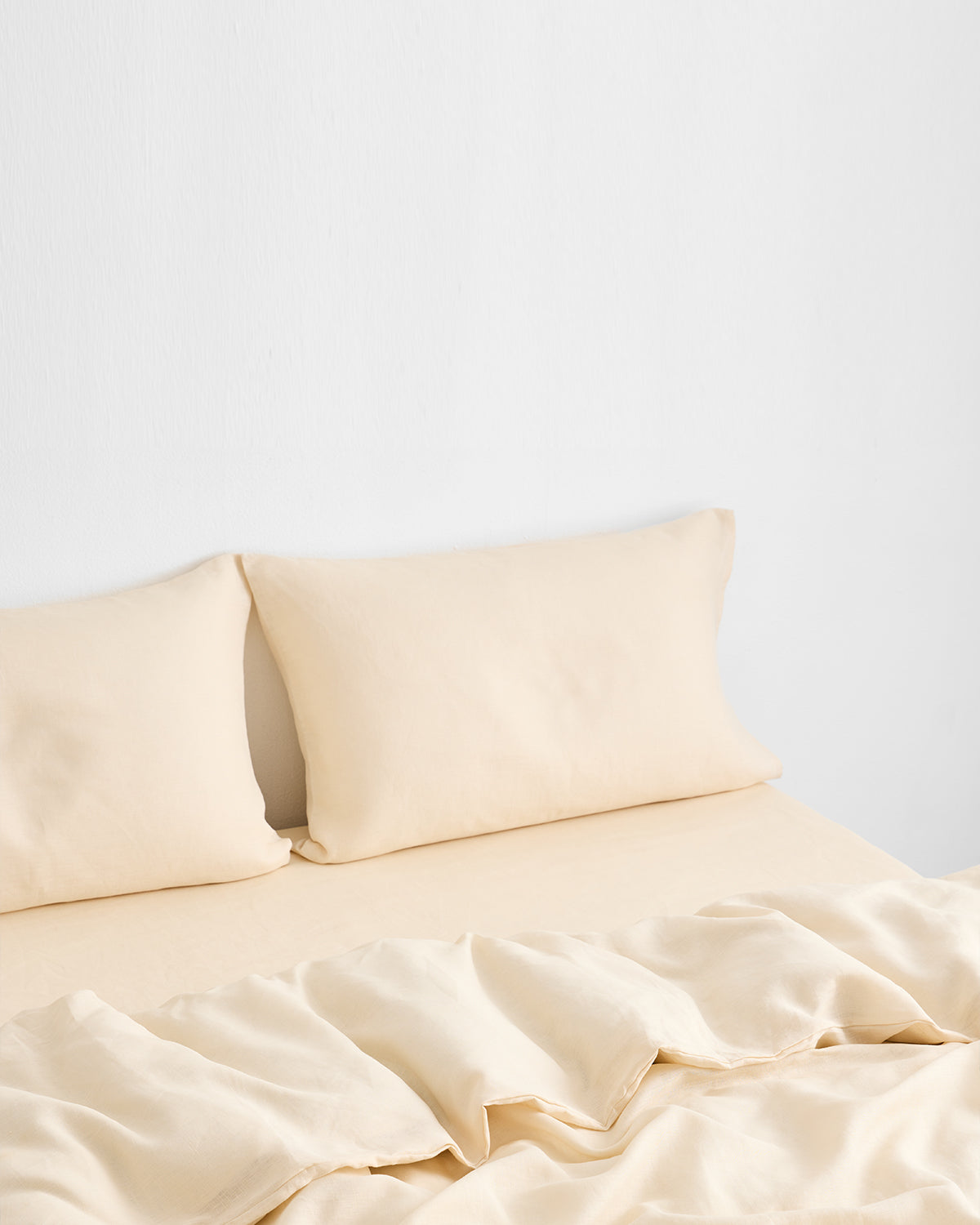 Cr¨¨me 100% French Flax Linen Bedding Set