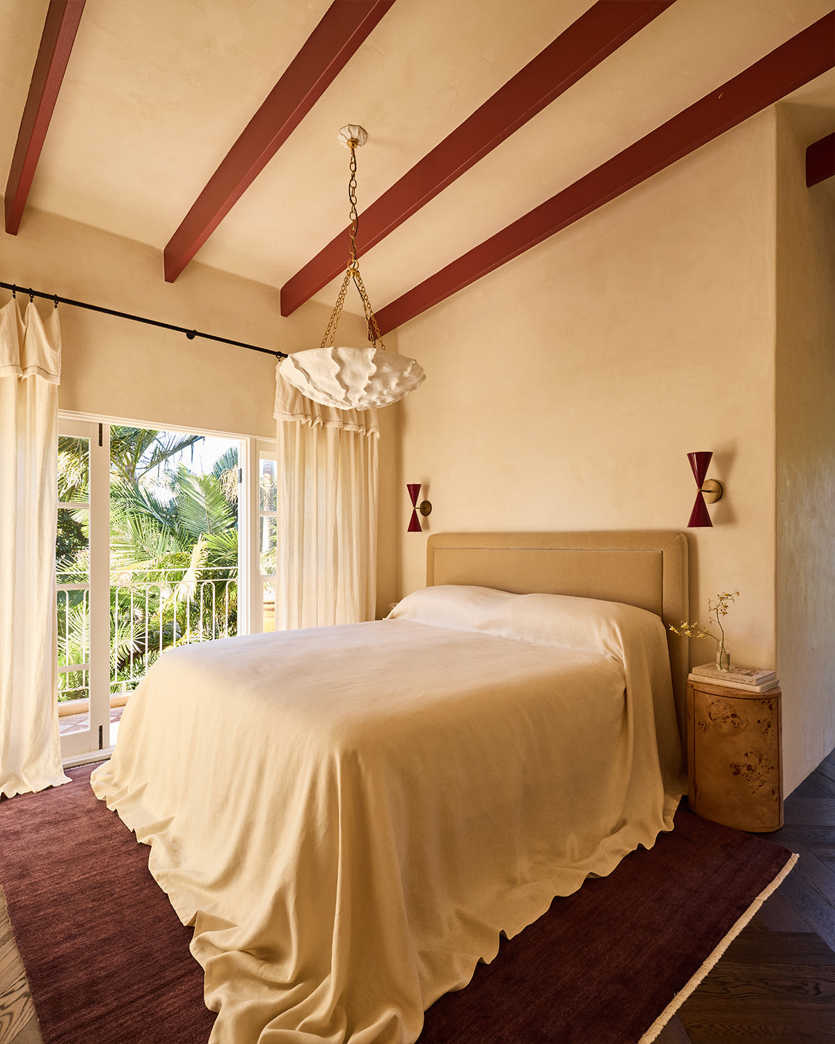 Cr¨¨me Heavy Linen Bed Cover