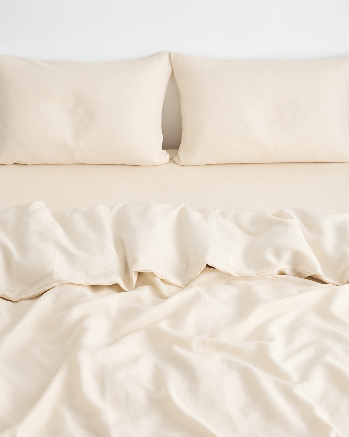 Cr¨¨me 100% French Flax Linen Bedding Set