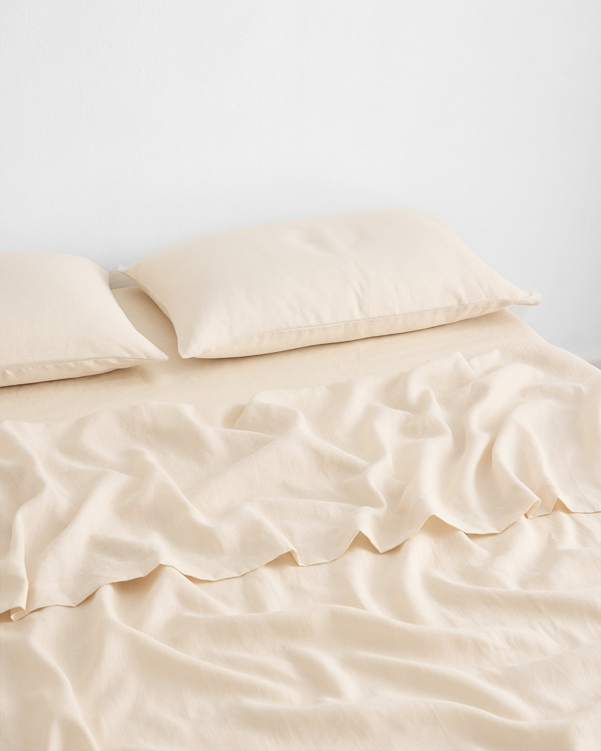 Cr¨¨me 100% French Flax Linen Sheet Set