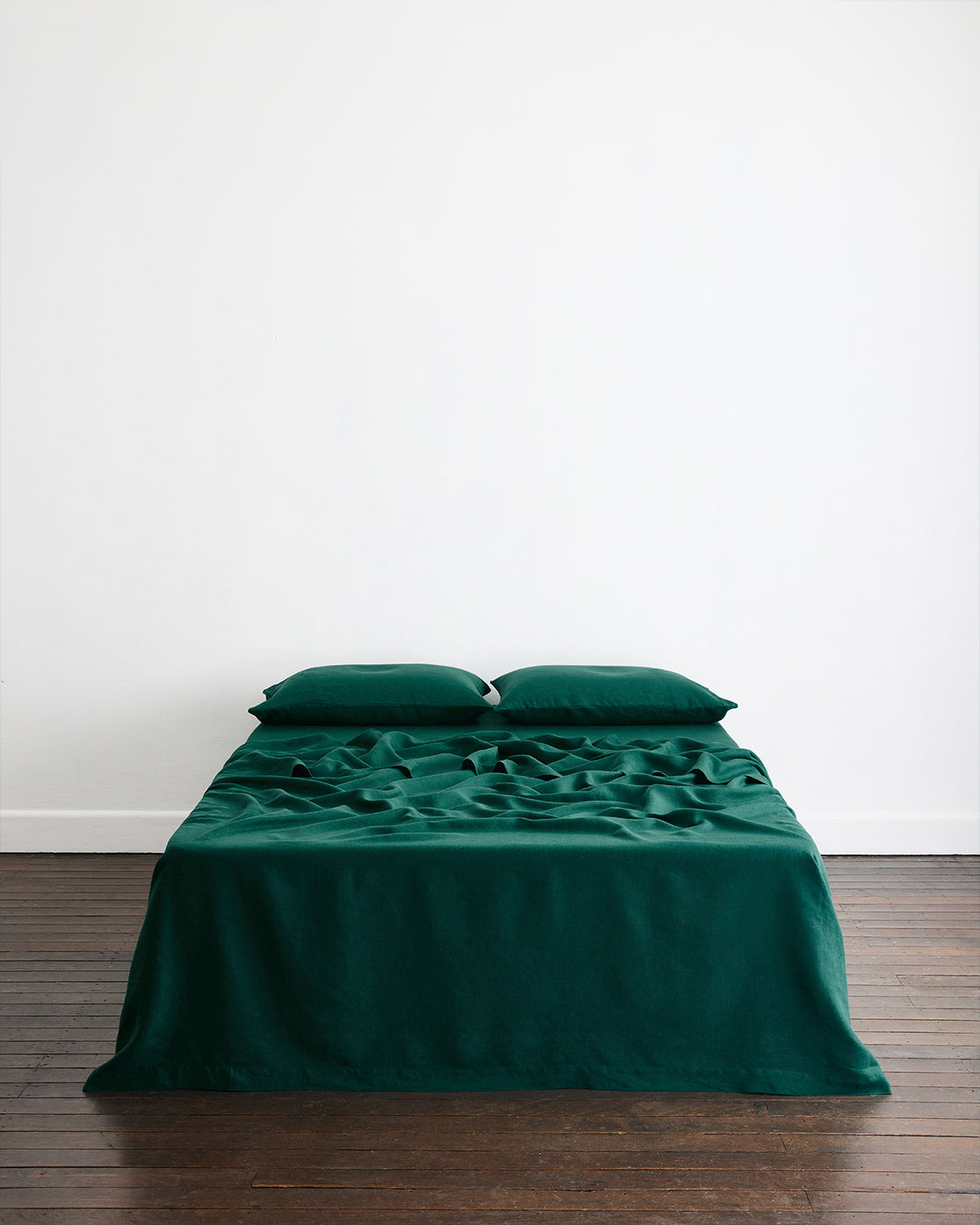 Forest 100% French Flax Linen King Pillowcases (Set of Two)