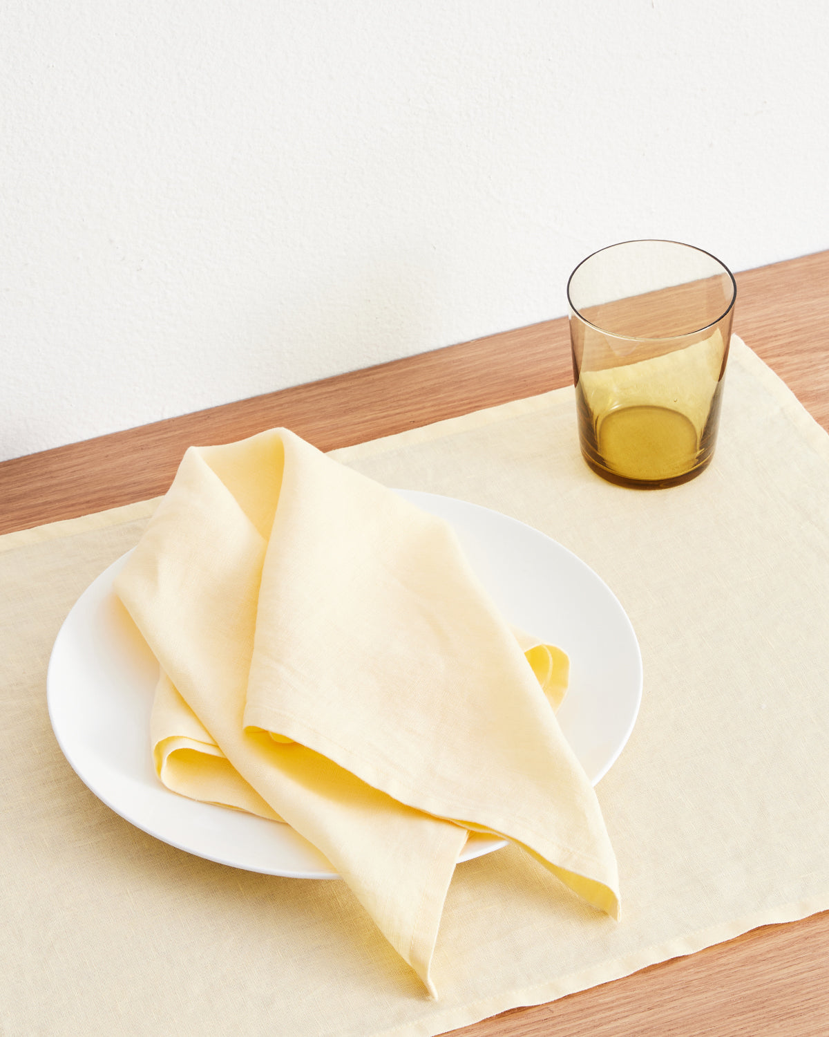 Limoncello 100% French Flax Linen Napkins (Set of Four)