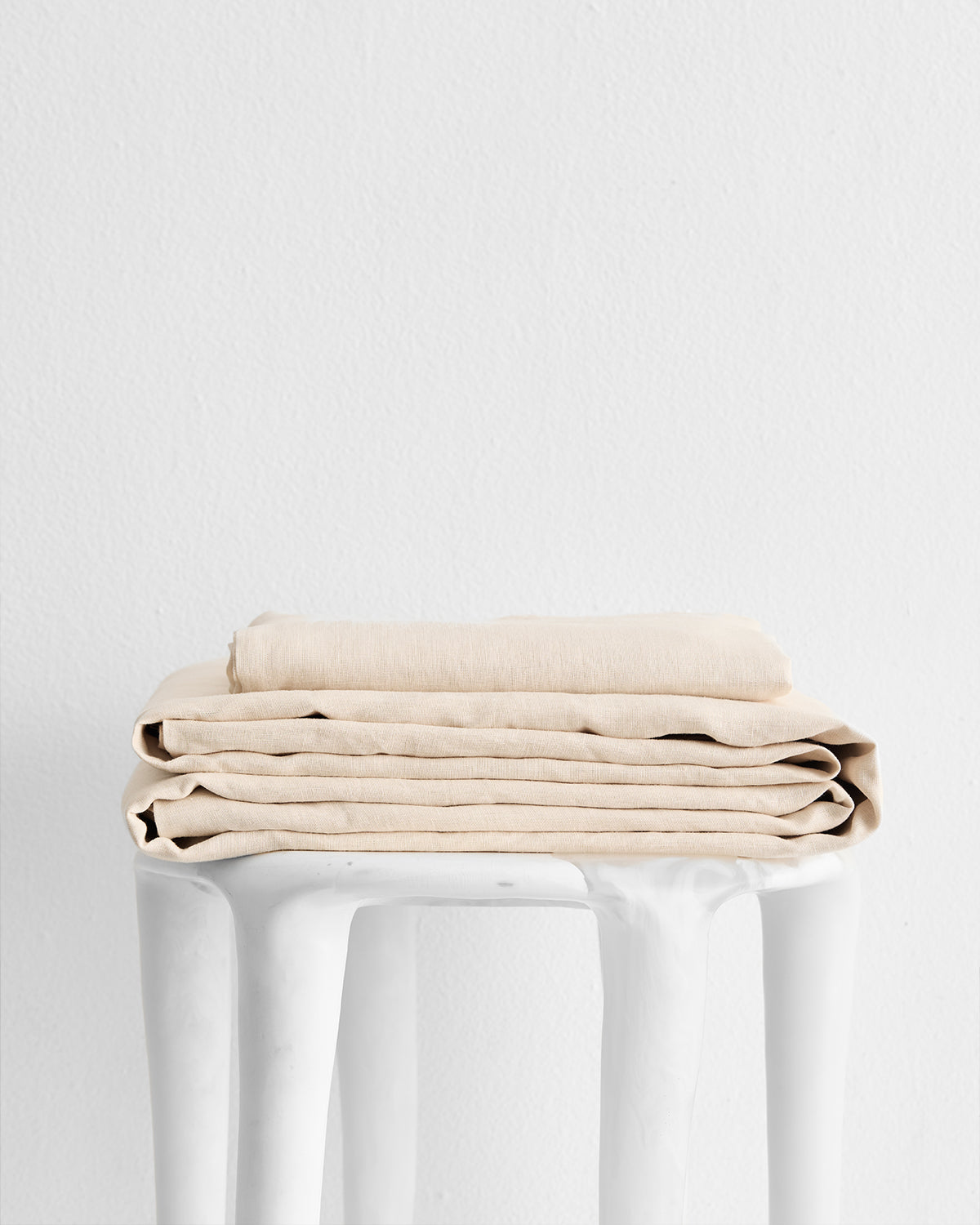 Cr¨¨me 100% French Flax Linen Sheet Set